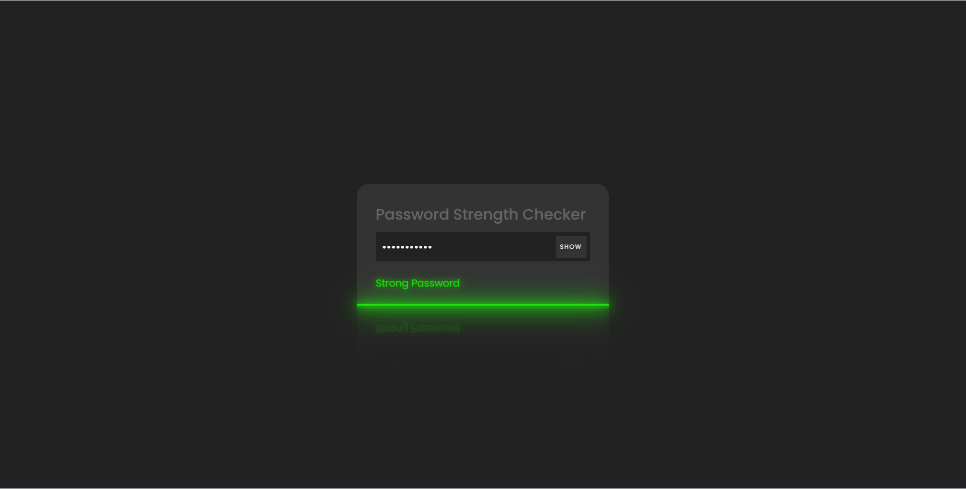 Password Strength Checker preview